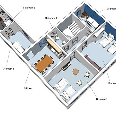 Huge Apartment With Sauna And Free Parking 杜伊斯堡 外观 照片